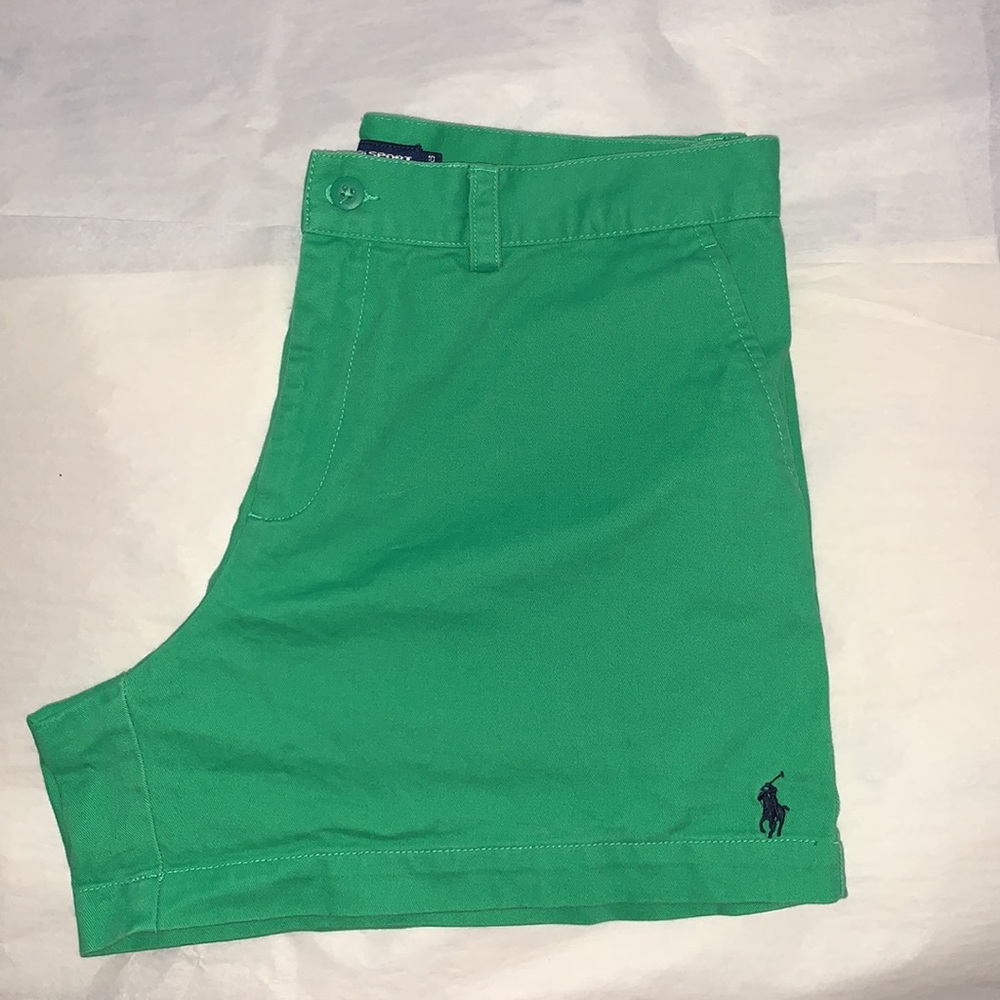 Ralph Lauren High Waisted Chino Shorts -10